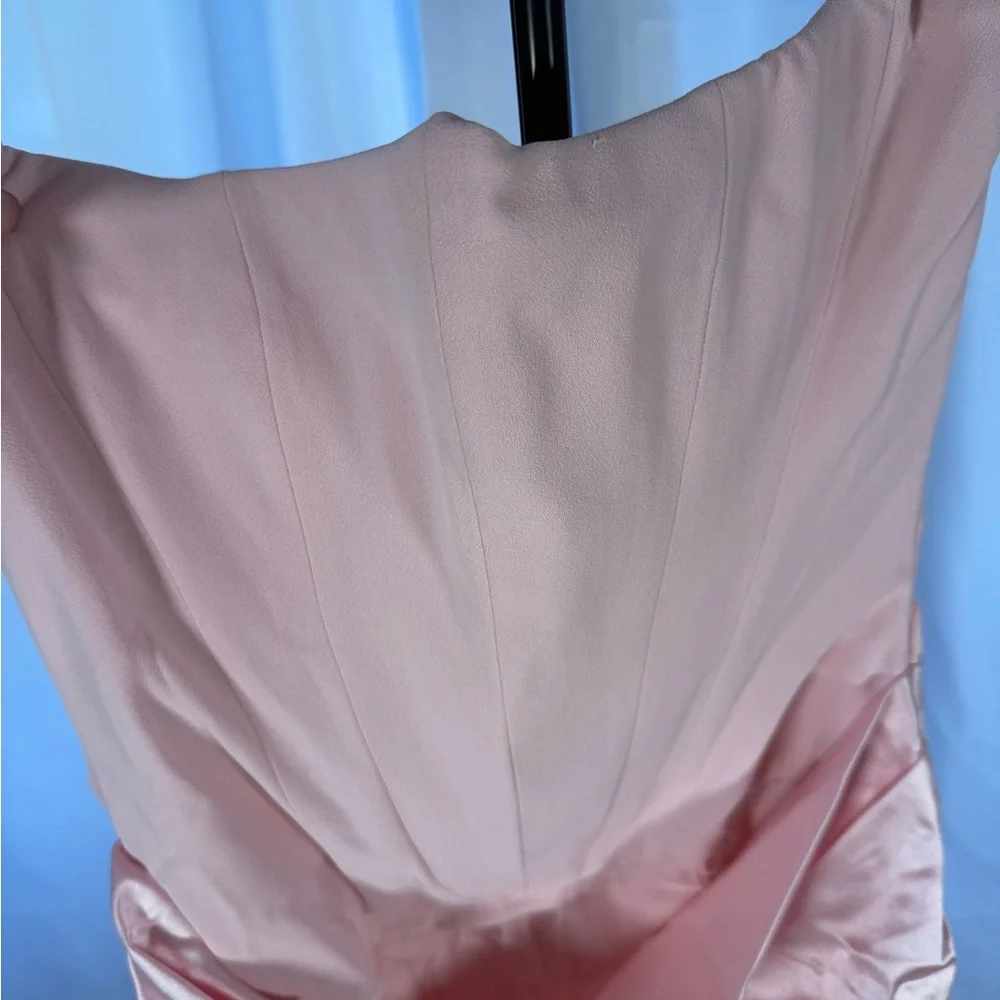 HOUSE OF CB'Persephone'Rose Shadow Strapless Corset Maxi/Size M - Picture 6 of 7